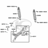 Federbein & Schwingarm hinten