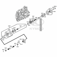 Getriebeausgangswellen & Kardanwelle vorne 
