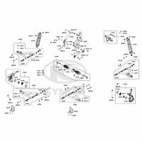 Federbeine, Radaufhängung vorne & Lenkung