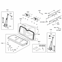 Sitzbank, Kopfstützen & Sicherheitsgurte