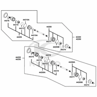 Einzelteile Antriebswelle