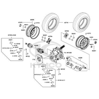Räder hinten mit Bremse & Antriebswelle