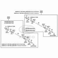 Einzelteile Antriebswelle