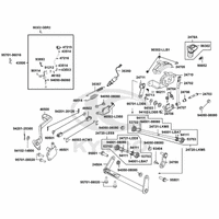Hauptbremszylinder hinten, Schalthebel & Fußbremse
