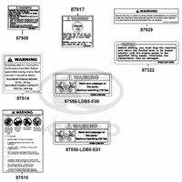 Aufkleber & Hinweis - Schilder