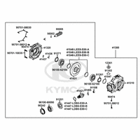 Kardangetriebe hinten