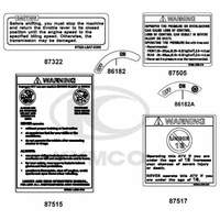 Aufkleber & Hinweis - Schilder