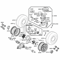 Räder, Bremse & Antriebswellen hinten
