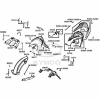 Rücklicht, Kennzeichenbeleuchtung & hintere Radabdeckung