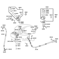 Hauptbremszylinder, Bremsleitungen & Steuergerät ABS