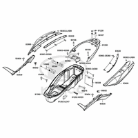 Verkleidung hinten & Helmfach