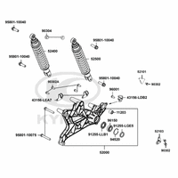 Stoßdämpfer hinten & Schwingarm