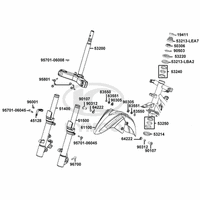 Gabelholm,Gabelbrücke,Lenkkopflager & Kotflügel