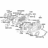 Kurbelgehäuse & Variomatikdeckel