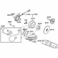 Lichtmaschine, Ölpumpe & Anlasser