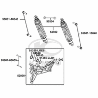 Stoßdämpfer hinten & Schwingarm