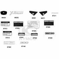Embleme, Aufkleber & Hinweisschilder