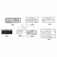 Aufkleber & Hinweisschilder