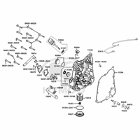 Gehäusedeckel rechts, Ölfilter & Wasserpumpe