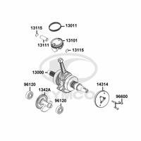 Kurbelwelle & Kolben