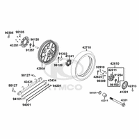 Hinterrad & Bremsscheibe