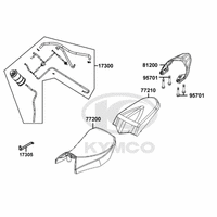 Sitzbank, Gepäckträger & EVAP