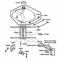 Benzintank &Benzinhahn