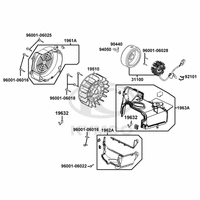 Lichtmaschine & Luftleitblech Zylinderabdeckung