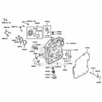 Gehäusedeckel rechts & Wasserpumpe