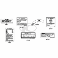Aufkleber & Hinweis - Schilder