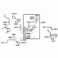Hauptbremszylinder hinten & Fußbremse
