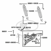Federbein & Schwingarm hinten