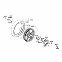 Vorderrad & Bremsscheibe