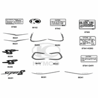 Emblem, Aufkleber & Hinweisschilder