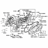 Kurbelgehäuse & Variomatikdeckel