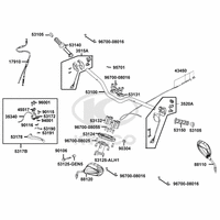 Lenker, Spiegel & Bowdenzüge