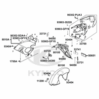 Rücklicht, Spritzschutz & Radabdeckung hinten
