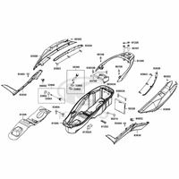 Verkleidung hinten & Helmfach