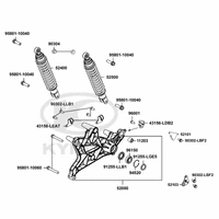 Stoßdämpfer hinten & Schwingarm