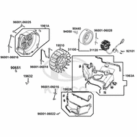 Lichtmaschine & Luftleitblech Zylinderabdeckung