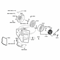 Lichtmaschine & Luftleitblech Zylinderabdeckung