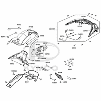 Rücklicht, Spritzschutz & hintere Radabdeckung
