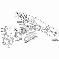 Zylinder, Kolben & Kurbelwelle