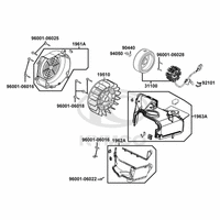 Lichtmaschine & Luftleitblech Zylinderabdeckung
