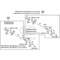 Einzelteile Antriebswelle