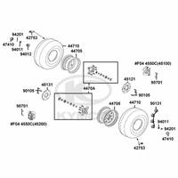 Räder vorne & Bremsscheibe