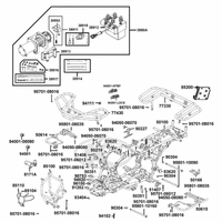 Rahmen, Gepäckträger & Seilwinde