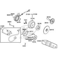 Lichtmaschine, Ölpumpe & Anlasser