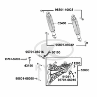 Federbein & Schwingarm hinten