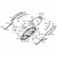 Verkleidung hinten & Helmfach